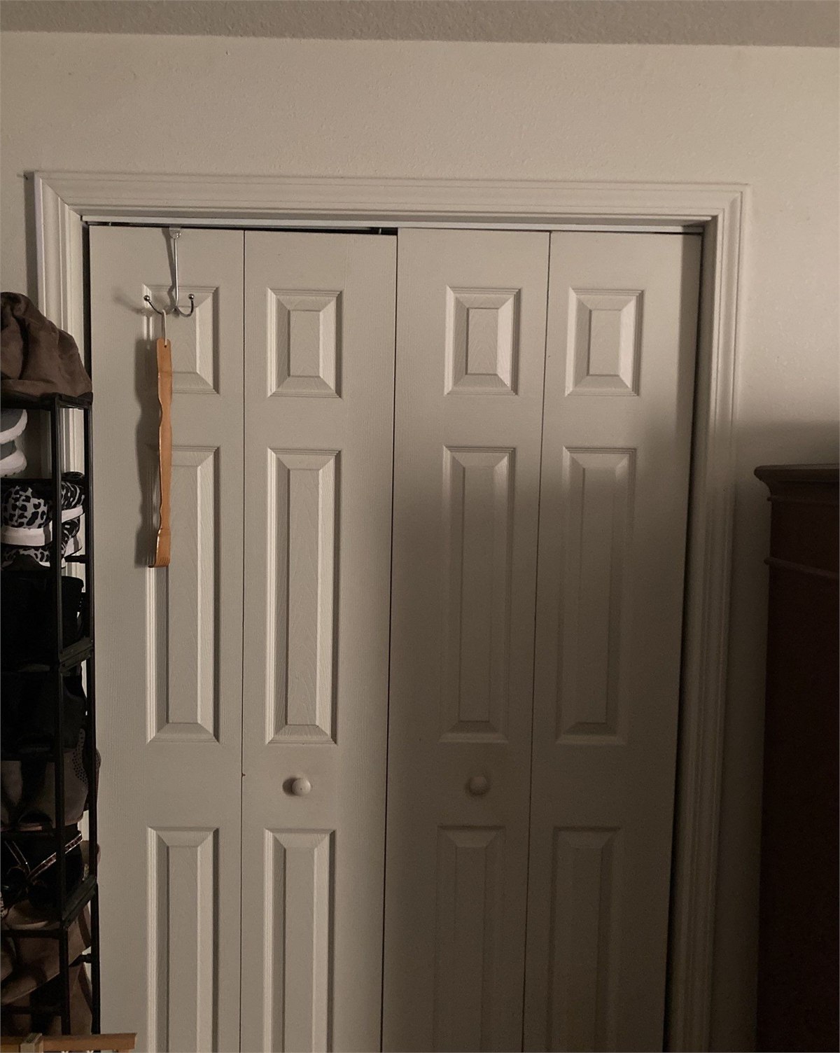 Door and adjoining finish damage associated with foundation movement