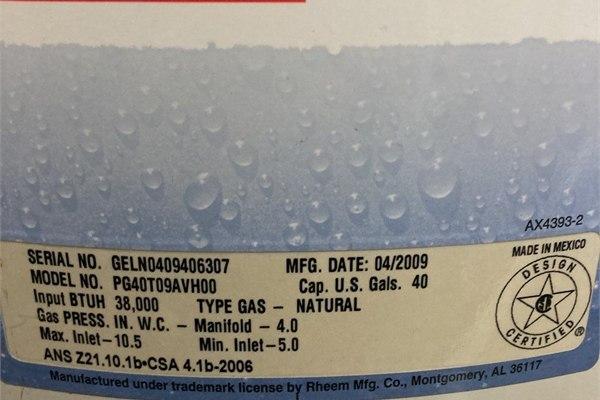 Water heater leak causing water damage at a Northeast Arkansas property