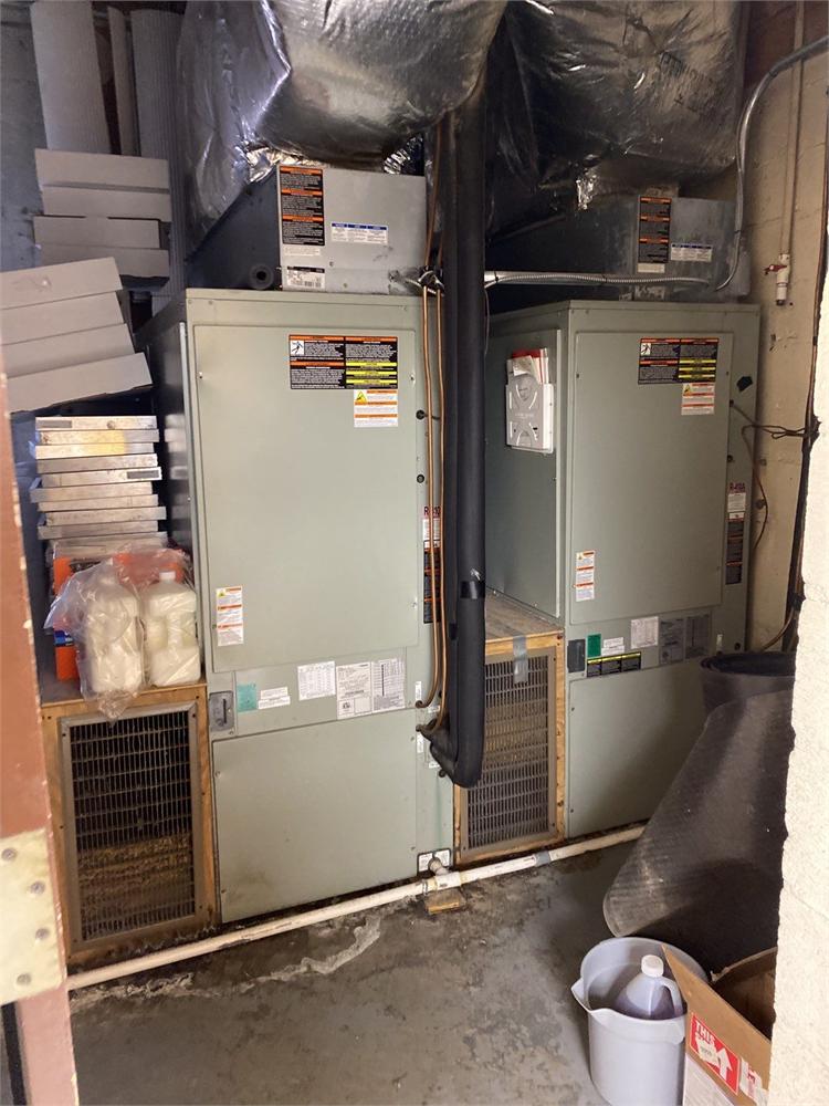 Water leak caused by an HVAC system
